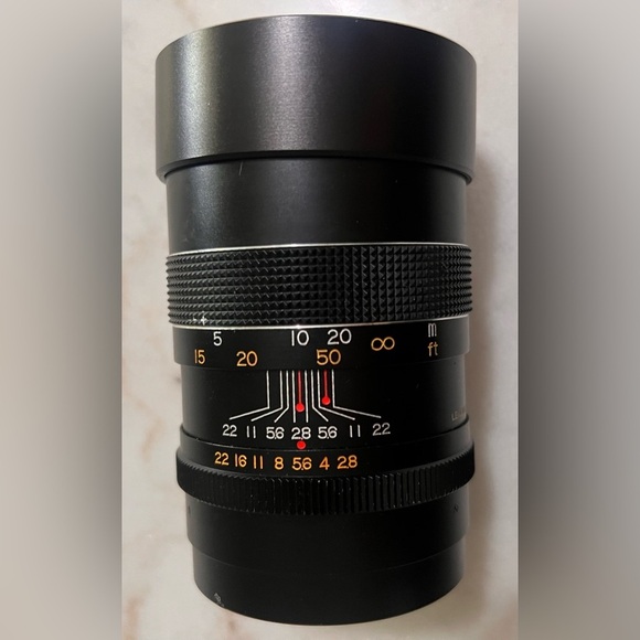 Hanimar Auto S 1:2.8 F 135mm M42 Mount Lens #71959 Made In Japan Vintage - Picture 5 of 5